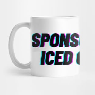 sponsored by iced coffee - glitch Mug